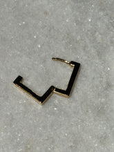 Afbeelding en Gallery-weergave cargado, Lazos cuadrados chapados en plata 925

