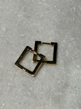 Afbeelding en Gallery-weergave cargado, Lazos cuadrados chapados en plata 925
