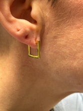 Afbeelding en Gallery-weergave cargado, Lazos cuadrados chapados en plata 925
