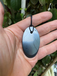 Colgante de shungita 'Oval'