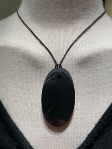 Colgante de shungita 'Oval'