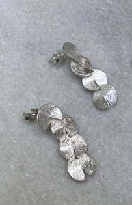 Boucles d'oreilles mobiles en argent 925