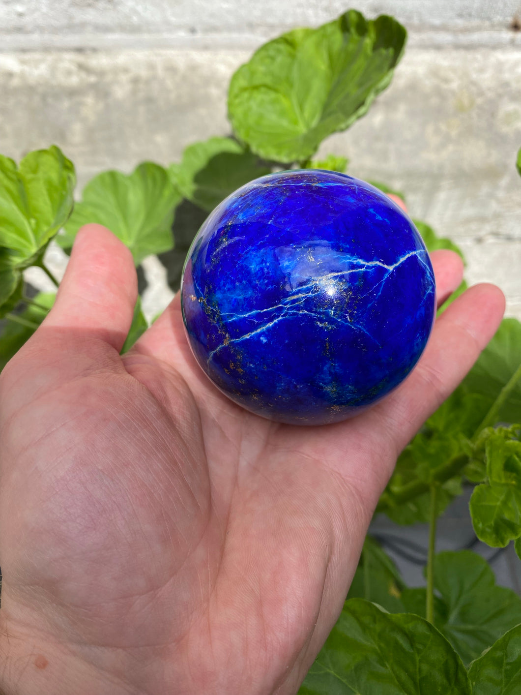Sphère en "Lapis Lazuli" d'Afghanistan de qualité supérieure