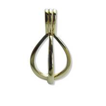 Afbeelding in Gallery-weergave laden, Pendentif interchangeable grand (2,5 x 1,2 cm.) - 14ct. or (chaîne non incluse)

