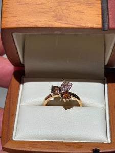 Ring 18ct. yellow gold with Spinel from Sri Lanka