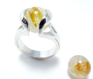 Rutilated quartz/Quartz rutile/Quartzo rutile