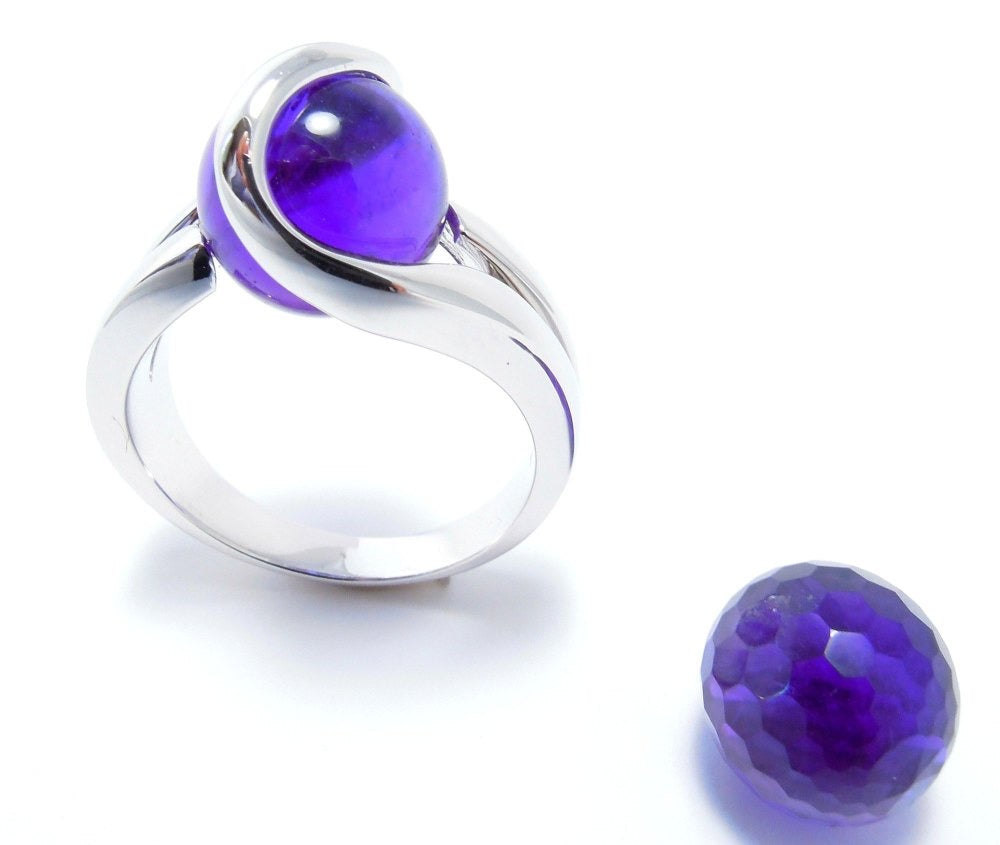 Amethyst faceted/Amethyste faceté/Amatista facetado