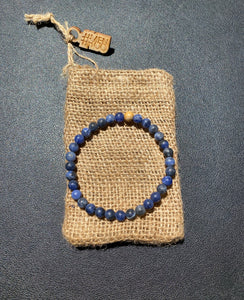 Sodaliet armband 20 cm.